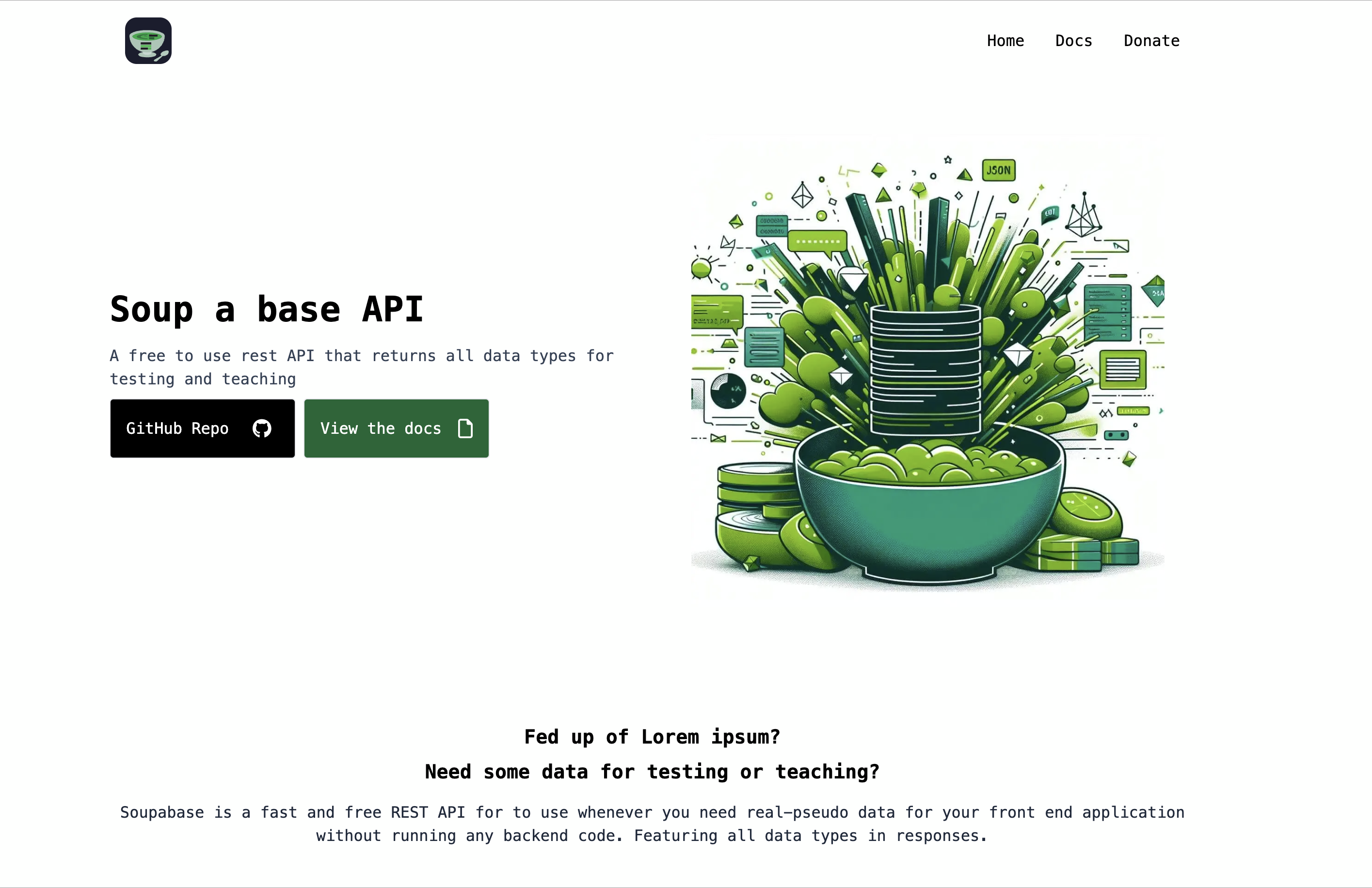 Soupabase REST API